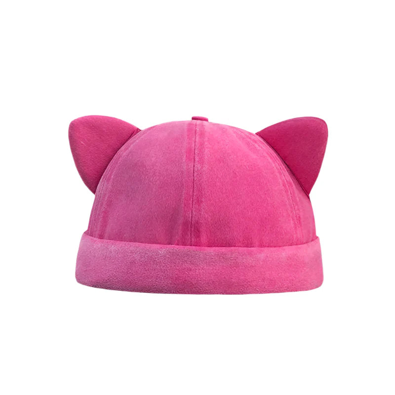 Kitten Ears Cotton Docker Cap