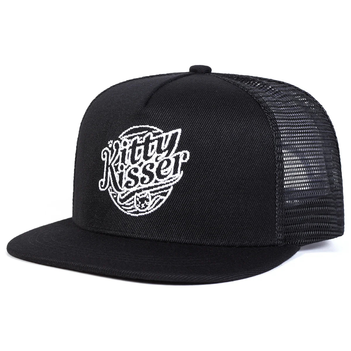 Kitty Kisser Trucker Snapback Cap