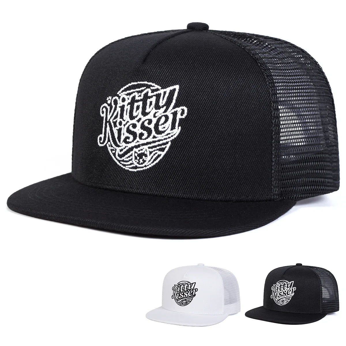 Kitty Kisser Trucker Snapback Cap