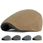 Kunems Cotton Flat Cap