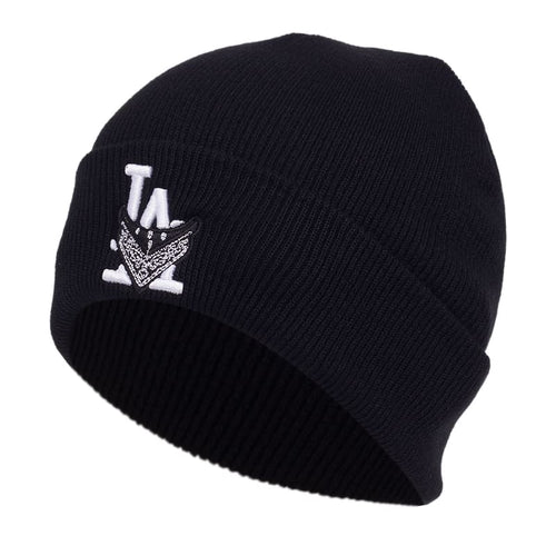 Black Cotton Beanie