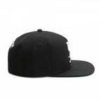 LA Crimes Black Snapback Cap