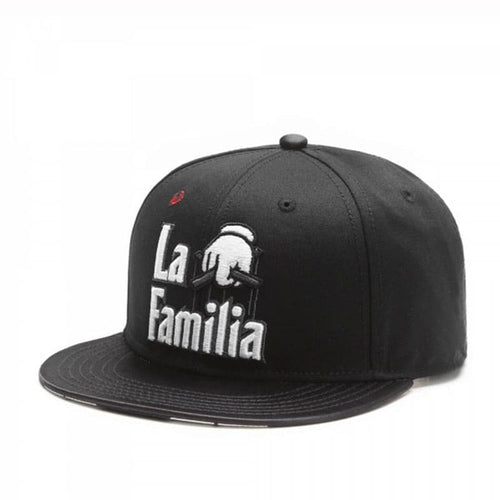Black Snapback Cap