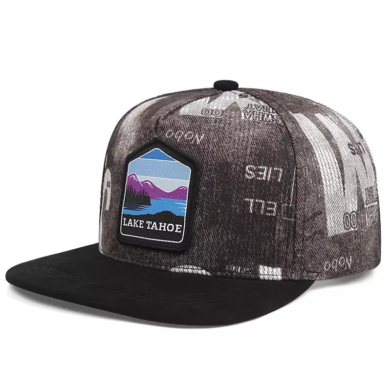 Lake Tahoe Cotton Snapback Cap