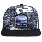 Lake Tahoe Cotton Snapback Cap