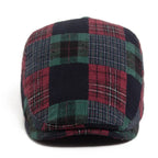 Lamarck Patchwork Tartan Flat Cap