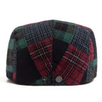 Lamarck Patchwork Tartan Flat Cap