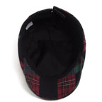 Lamarck Patchwork Tartan Flat Cap