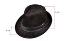 Lamarck Nubuck Genuine Leather Trilby Hat
