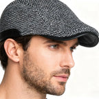 Lancashire Winter Earflaps Duckbill Flat Cap