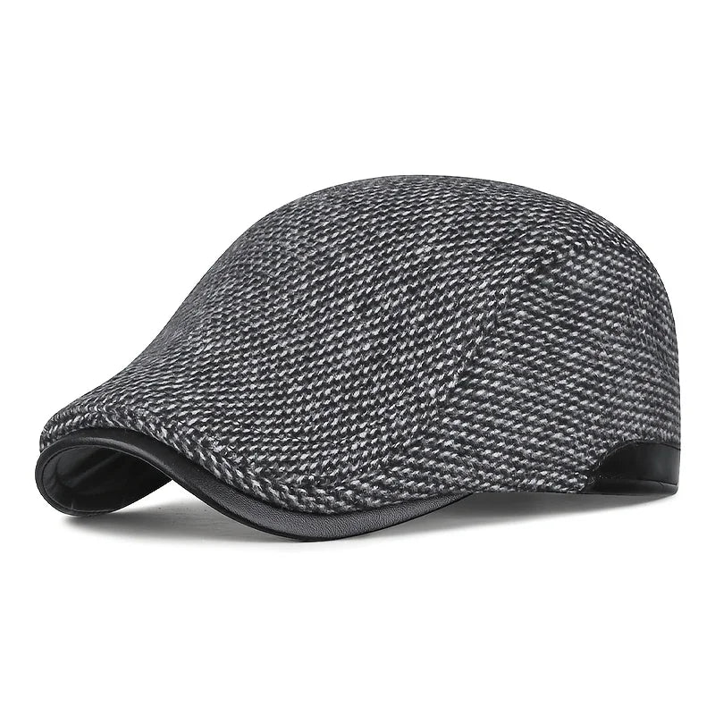 Lancashire Winter Earflaps Duckbill Flat Cap