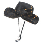 Laredo Black Straw Cowboy Hat