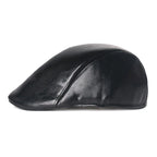 Lautrec Retro Leather Flat Cap
