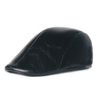 Lautrec Retro Leather Flat Cap