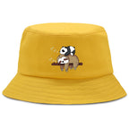 Lazy Panda & Sloth Bucket Hat