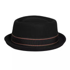 Le Mans Black Porkpie Hat