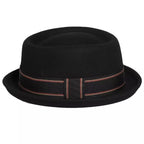 Le Mans Black Porkpie Hat