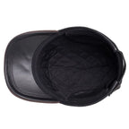 LeBlanc Earflaps Genuine Leather Baseball Cap