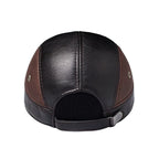 LeBlanc Earflaps Genuine Leather Baseball Cap