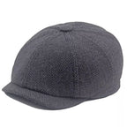 Leacock Herringbone Newsboy Cap
