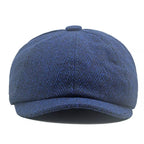 Leacock Herringbone Newsboy Cap