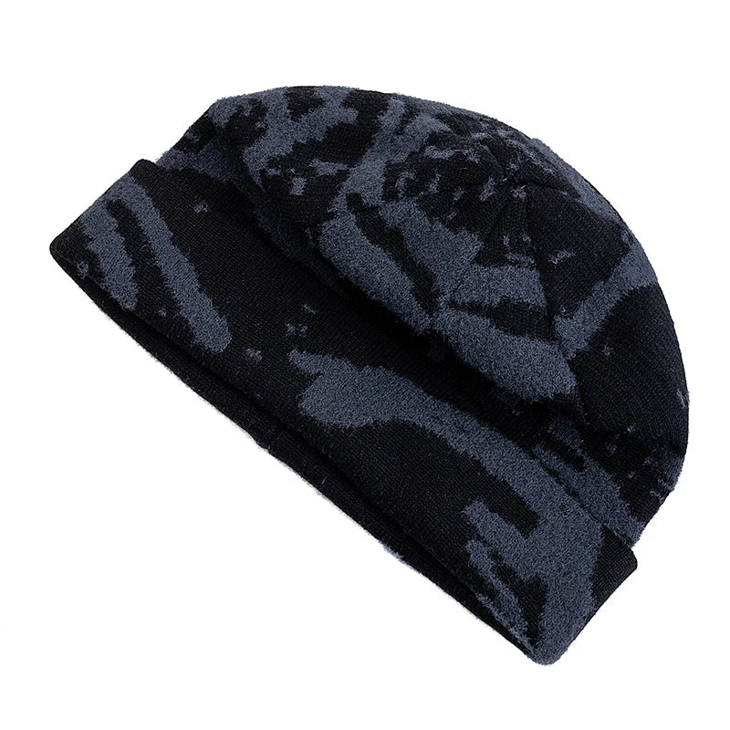 Leith Winter Camouflage Knitted Beanie