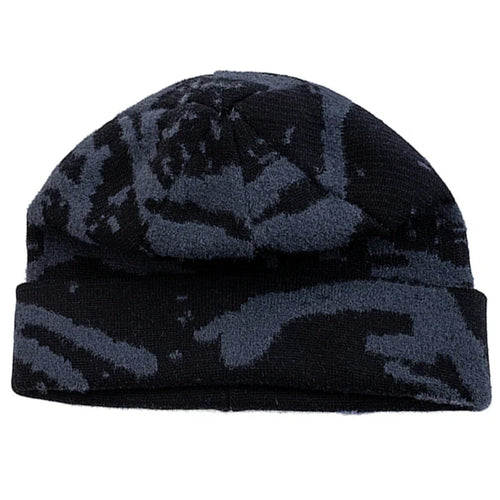 Black and gray Camouflage Knitted Beanie