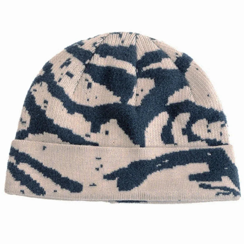 Leith Winter Camouflage Knitted Beanie