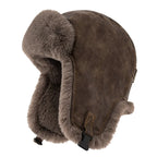 Leningrad Winter Leather Trapper Bomber Hat