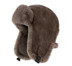 Leningrad Winter Leather Trapper Bomber Hat