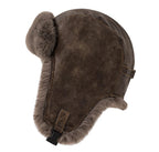 Leningrad Winter Leather Trapper Bomber Hat