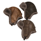 Leningrad Winter Leather Trapper Bomber Hat