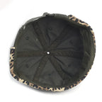 Leopard Cotton Brimless Docker Cap