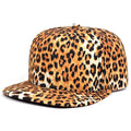 Leopard Print Snapback Cap