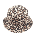 Leopard Skin Cotton Bucket Hat