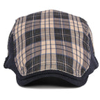 Leroy Tartan Corduroy Flat Cap