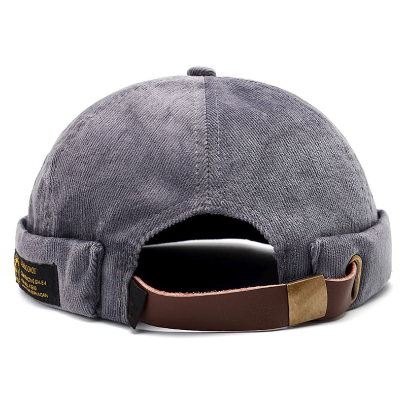 Lesov Vintage Corduroy Docker Cap