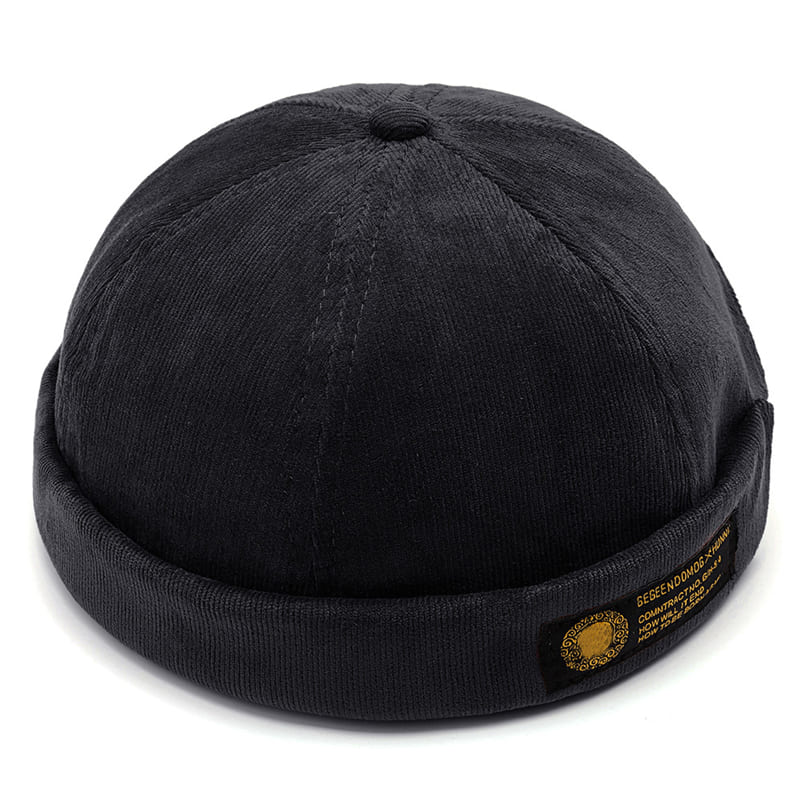 Lesov Vintage Corduroy Docker Cap