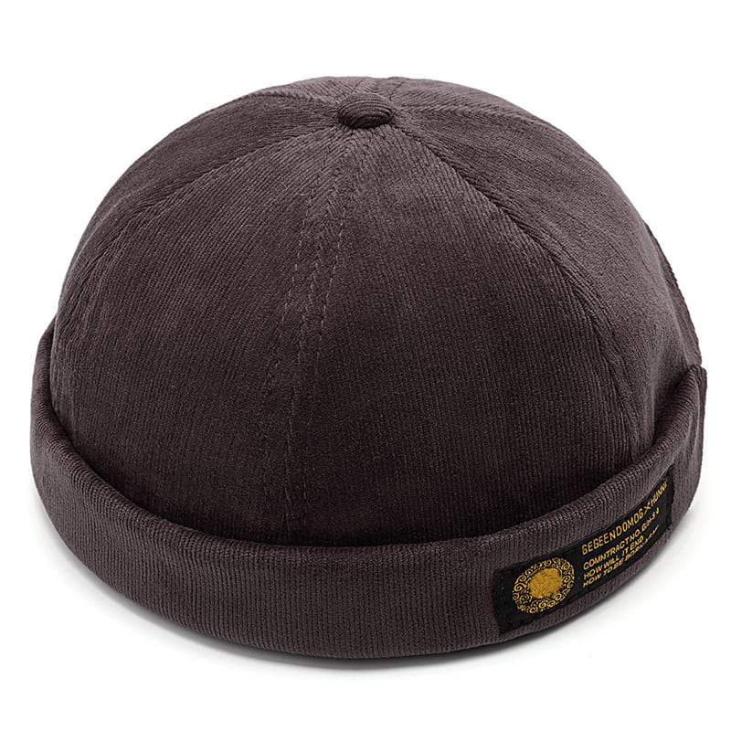 Lesov Vintage Corduroy Docker Cap