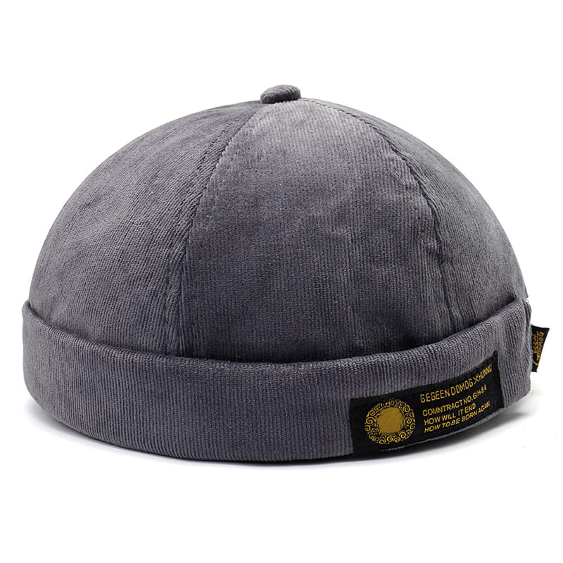 Lesov Vintage Corduroy Docker Cap
