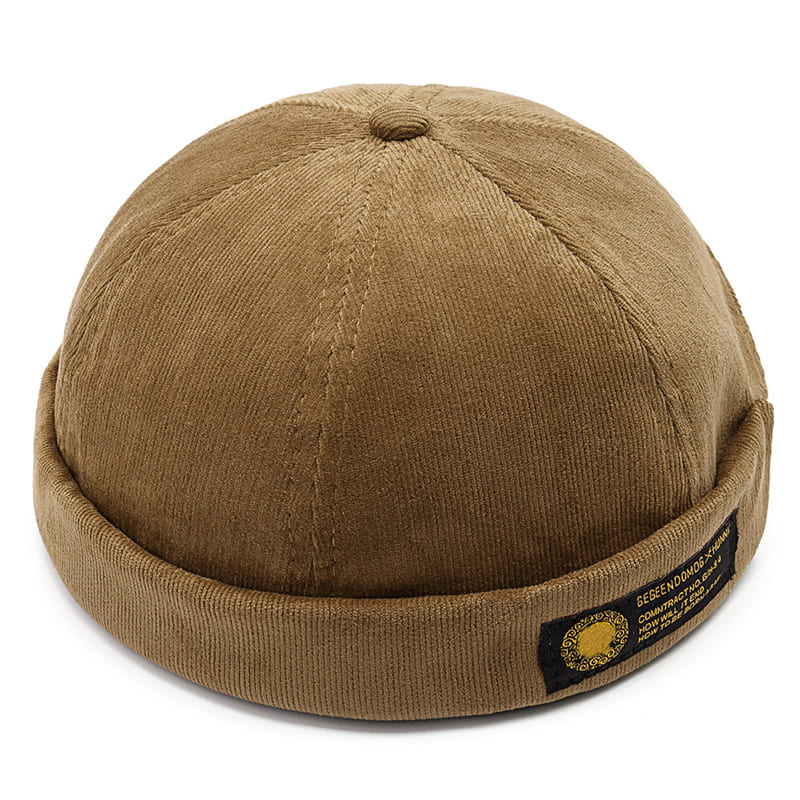 Lesov Vintage Corduroy Docker Cap