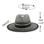 Levante Striped Fedora Hat