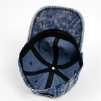 Lewis Degraded Denim Baseball Cap