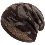 Lewistown Winter Fur Camouflage Knitted Beanie