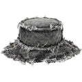 Leyton Retro Ripped Denim Bucket Hat