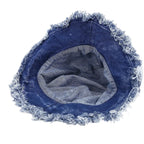Leyton Retro Ripped Denim Bucket Hat