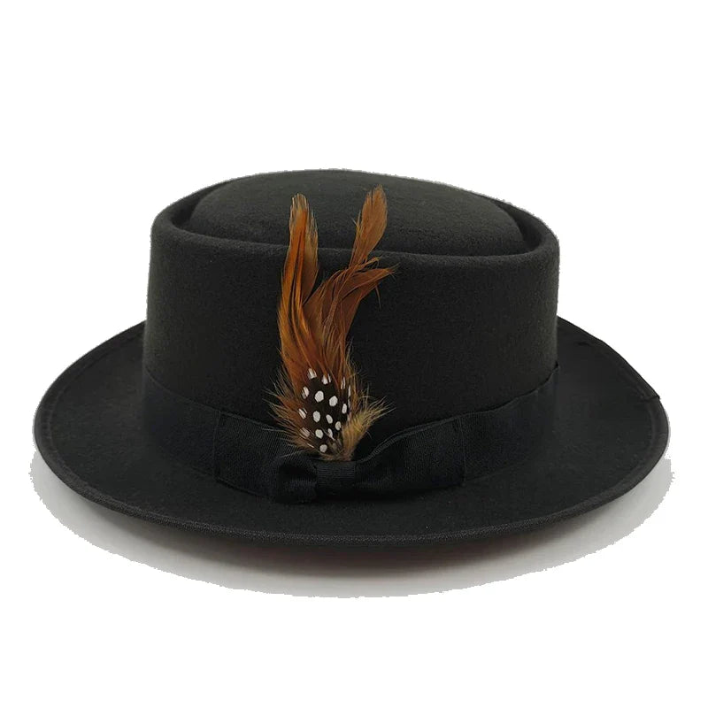 Linegard Retro Feathers Bowler Hat