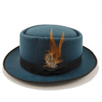 Linegard Retro Feathers Bowler Hat