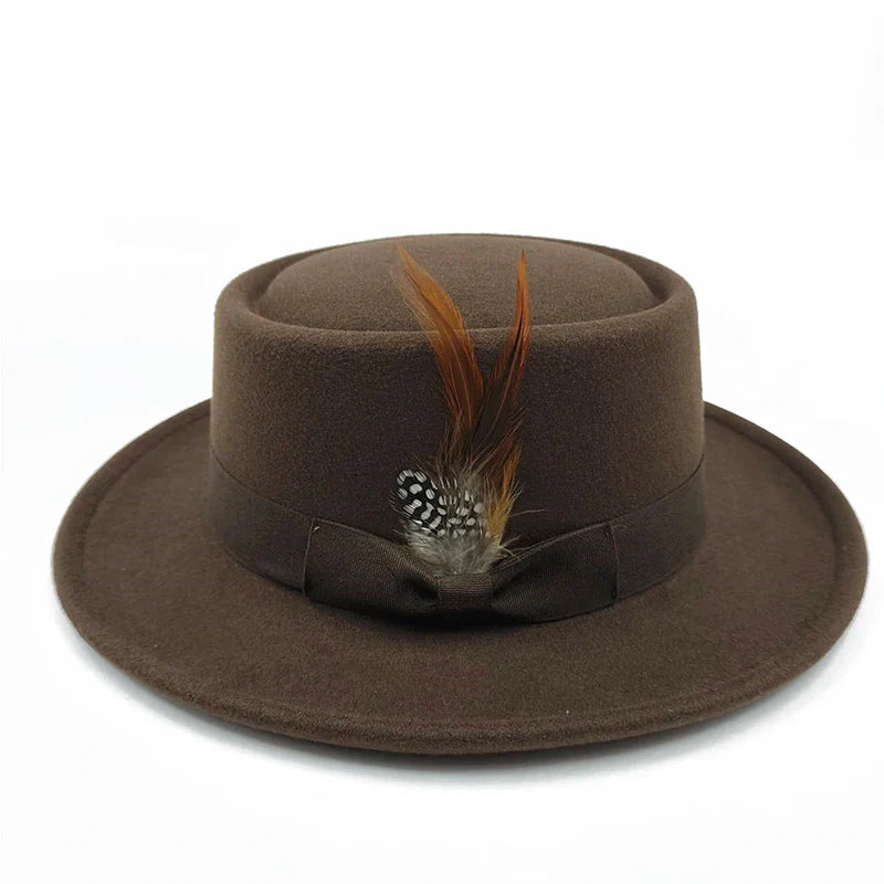 Linegard Retro Feathers Bowler Hat
