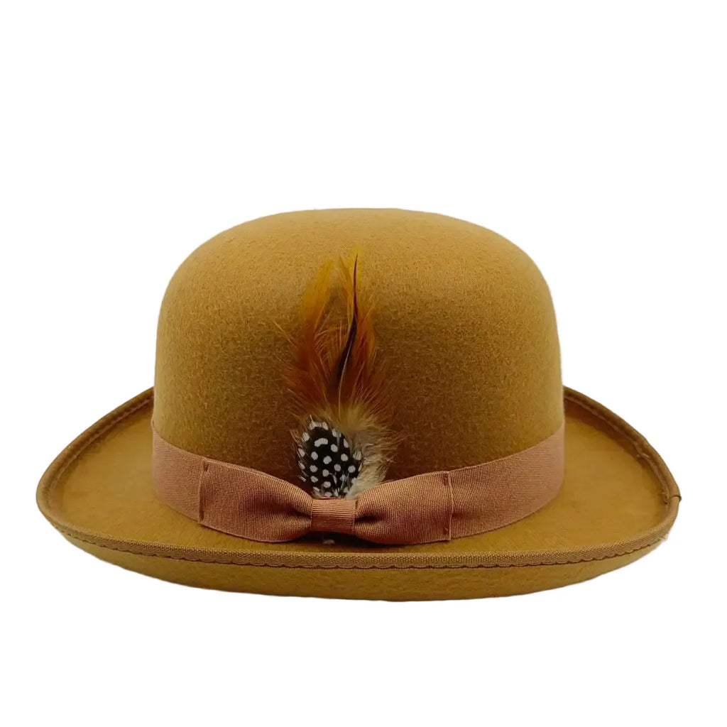 Linegard Retro Feathers Bowler Hat
